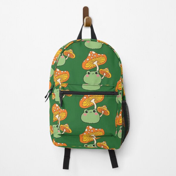 Item preview, Cute Frog with mushroom designed and sold by Quacktails.