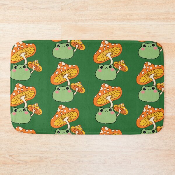 Item preview, Cute Frog with mushroom designed and sold by Quacktails.