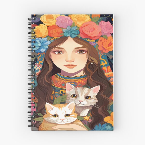 Item preview, Cute Boho Girl Cat Mom designed and sold by BetOova.