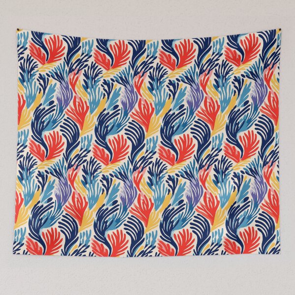 Item preview, Corals abstraction pattern designed and sold by Lexa Pix.