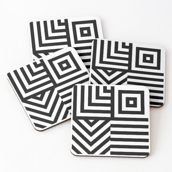 Item preview, LOVE in modern stripe line geometry pattern. designed and sold by kongkorakrich.