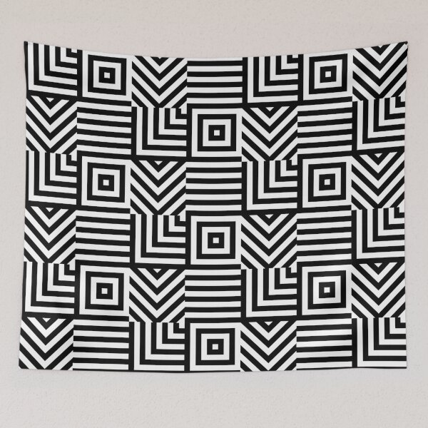 Item preview, LOVE in modern stripe line geometry pattern. designed and sold by kongkorakrich.