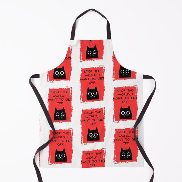 Item preview, Black Cat, Stop The World. designed and sold by snuske01.