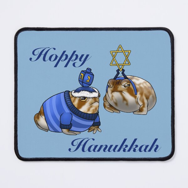 Item preview, Hoppy Hanukkah - Desert Rain Frogs designed and sold by OneStopBeanShop.