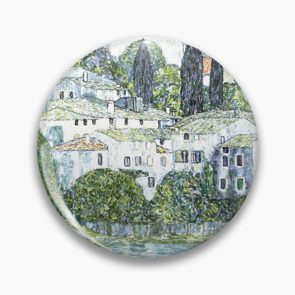Item preview, Gustav Klimt's Kirche in Cassone (1913) designed and sold by BossyCatHome.