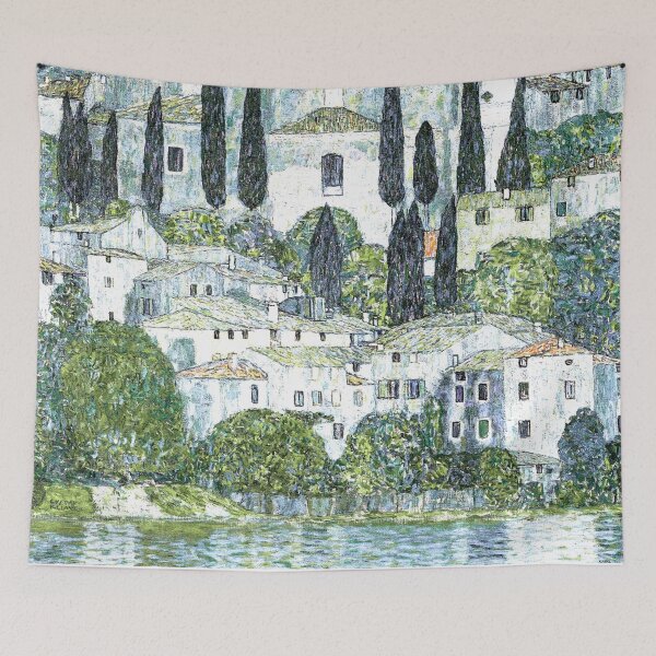 Item preview, Gustav Klimt's Kirche in Cassone (1913) designed and sold by BossyCatHome.