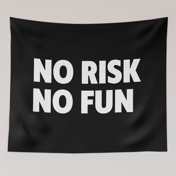 Item preview, No Risk No Fun designed and sold by Hairball-Pets.