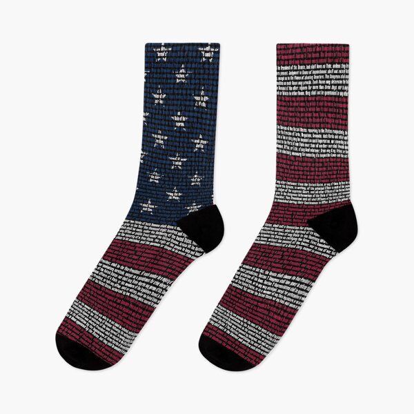 Item preview, US Flag with text of Constitution of the United States designed and sold by 4TeeToo.