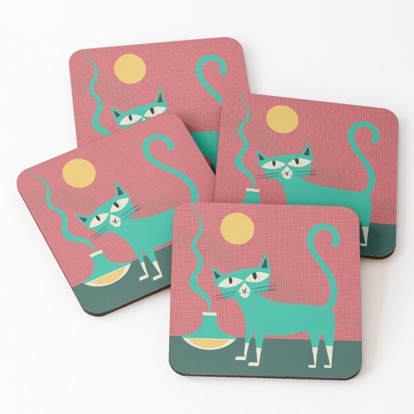 Item preview, Atomic Mid Century Cat designed and sold by Tamas Das.