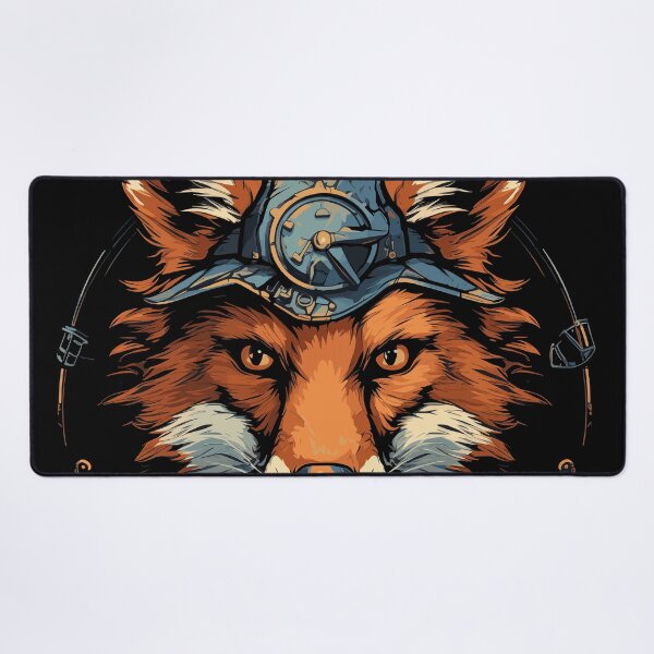 Item preview, red Steampunk Fox designed and sold by EternalDelight1.