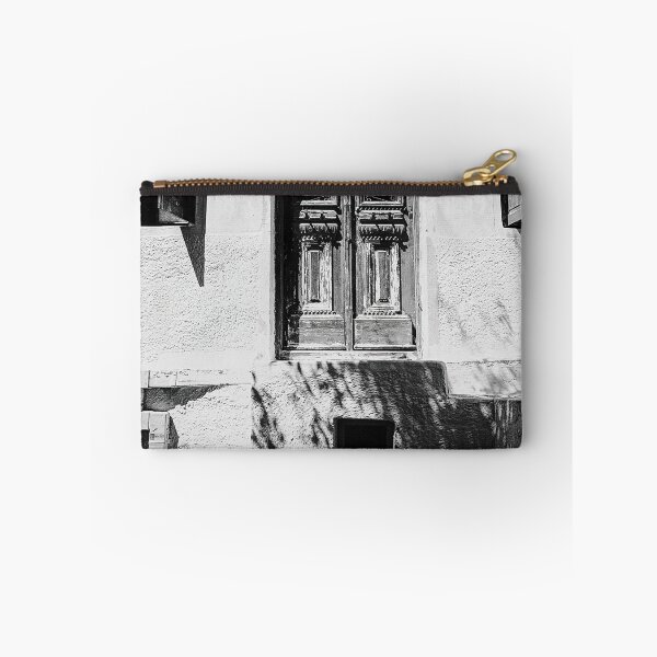 Item preview, Black and white door, greek village designed and sold by IdoFriedmanArt.