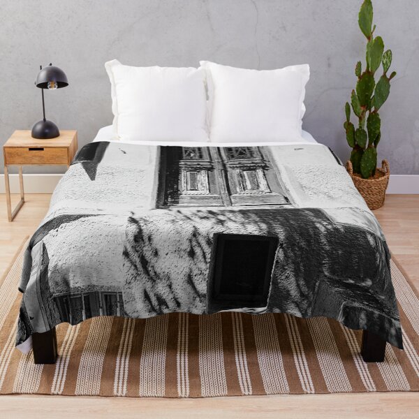 Item preview, Black and white door, greek village designed and sold by IdoFriedmanArt.