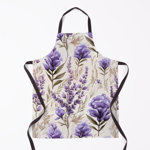 Item preview, Vintage Lavender Blooms, Watercolor Flowers designed and sold by PigmeArt.