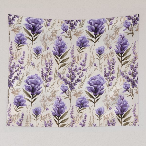 Item preview, Vintage Lavender Blooms, Watercolor Flowers designed and sold by PigmeArt.