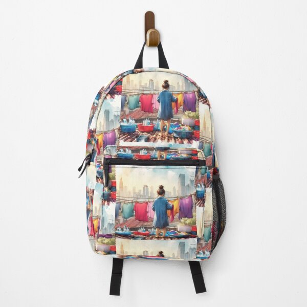 Item preview, Girl doing the laundry. designed and sold by growing-mom.