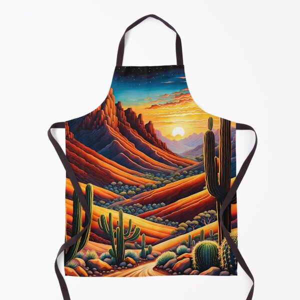 Item preview, Cactus Canyon desert at twilight designed and sold by PutiPato42.
