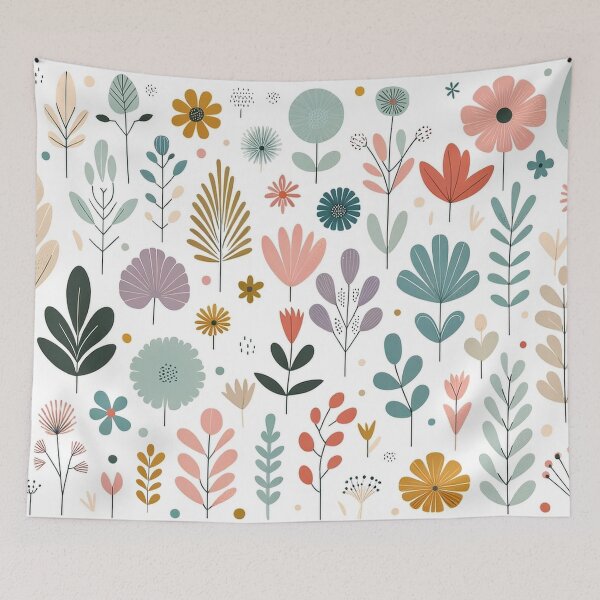 Aperçu de l'œuvre Flore Sauvage Pastel créée et vendue par chaleeredbubble.