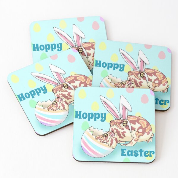 Item preview, Hoppy Easter - Desert Rain Frogs designed and sold by OneStopBeanShop.