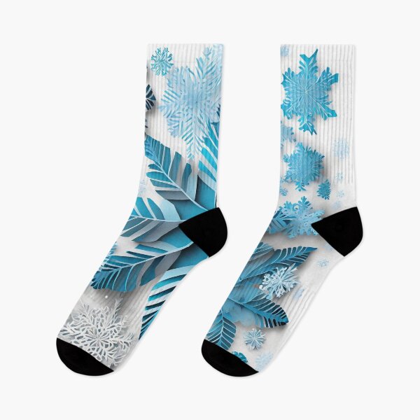 Item preview, Detailed light blue snowflakes designed and sold by fotofeast.