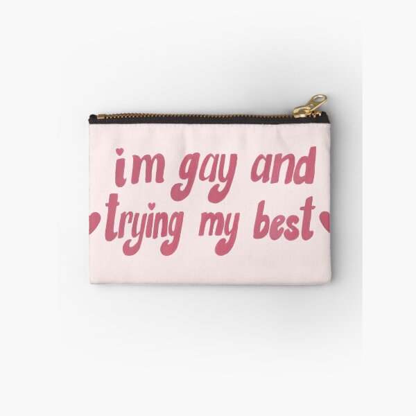 Item preview, im gay and trying my best designed and sold by theo cook.