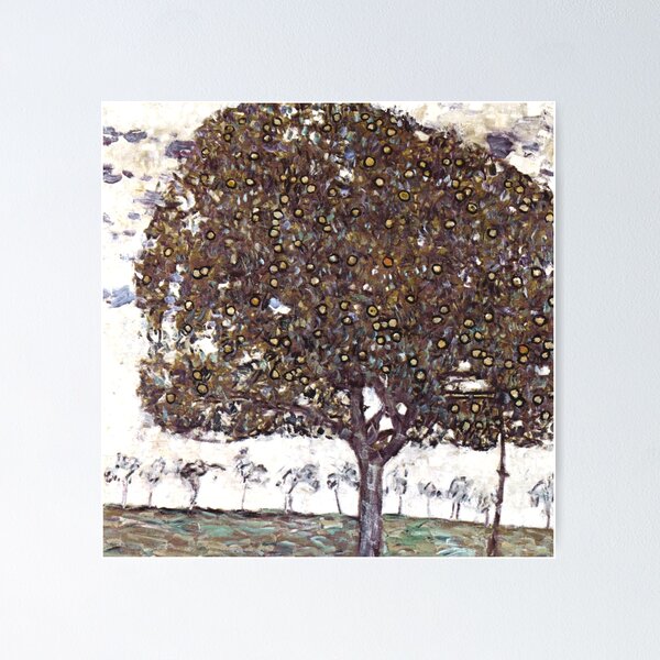 Aperçu de l'œuvre L'Apfelbaum de Gustav Klimt (1916) créée et vendue par BossyCatHome.