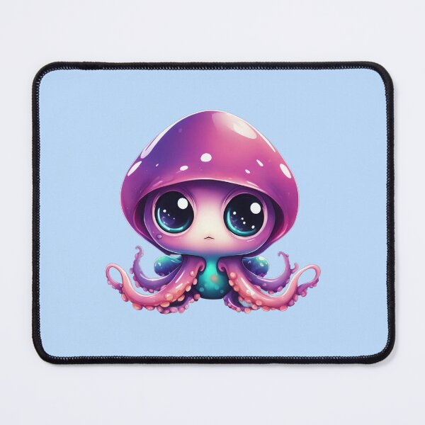Item preview, Squid Baby Grumpy - Kawaii Cute Characters designed and sold by Burn-Ego.