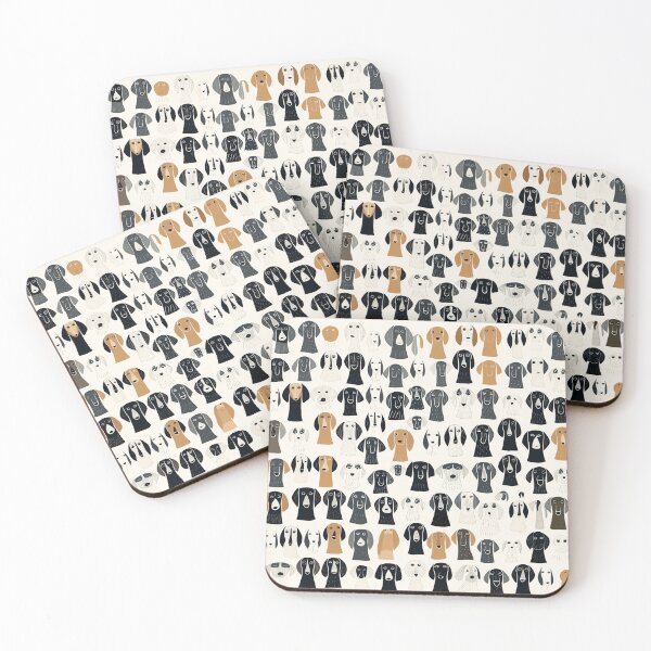 Item preview, Quirky Dog Patterns designed and sold by WhatThePawArts.