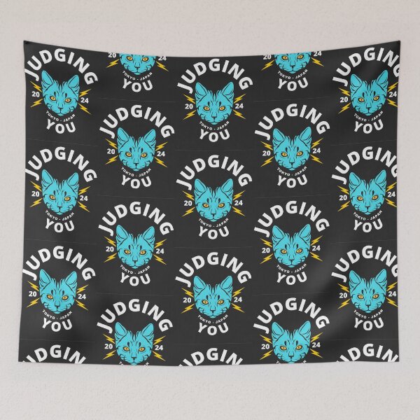 Item preview, Blue Cat Judges You designed and sold by Feebleeona.