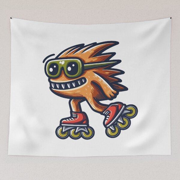 Item preview, Rollerblading Monster designed and sold by FRUU-design.
