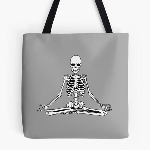 Item preview, Yoga Meditating Skeleton designed and sold by LionessLove.