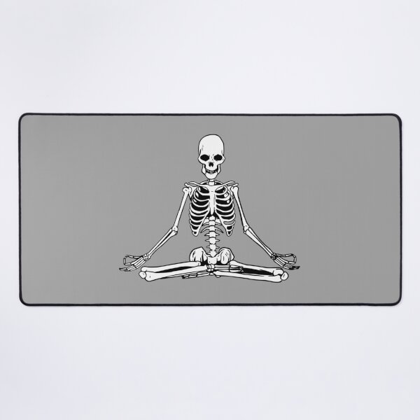 Item preview, Yoga Meditating Skeleton designed and sold by LionessLove.