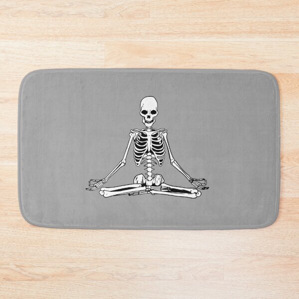 Item preview, Yoga Meditating Skeleton designed and sold by LionessLove.