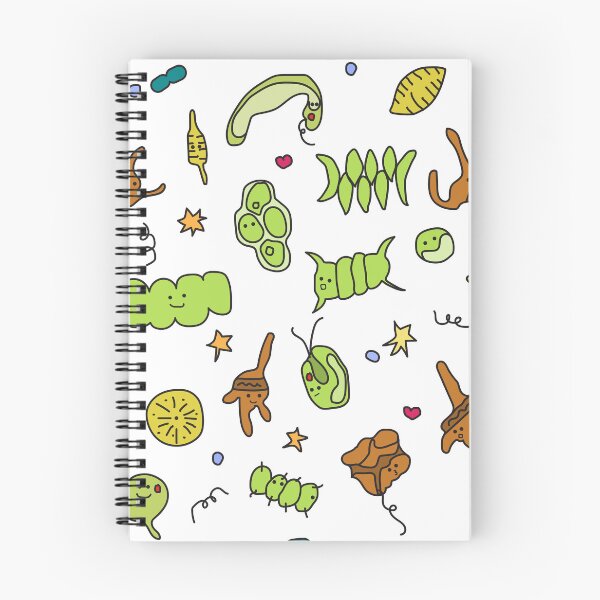 Item preview, Microalgae and cyanobacteria cartoon doodle, Cute Algae and Plankton Art designed and sold by thurakitdew.