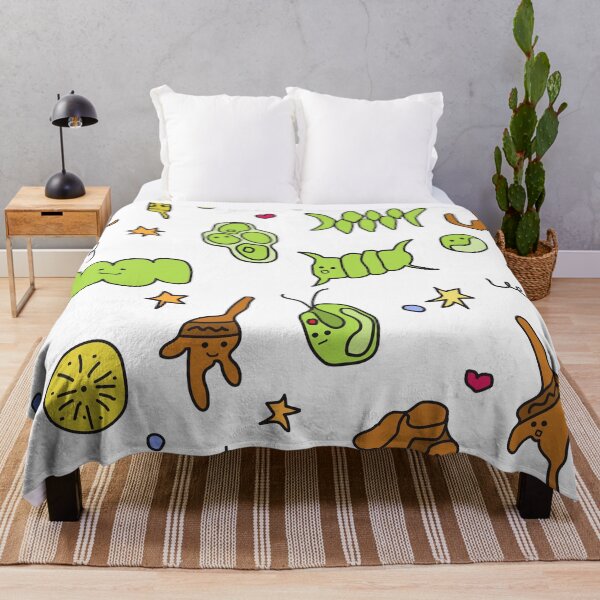 Item preview, Microalgae and cyanobacteria cartoon doodle, Cute Algae and Plankton Art designed and sold by thurakitdew.