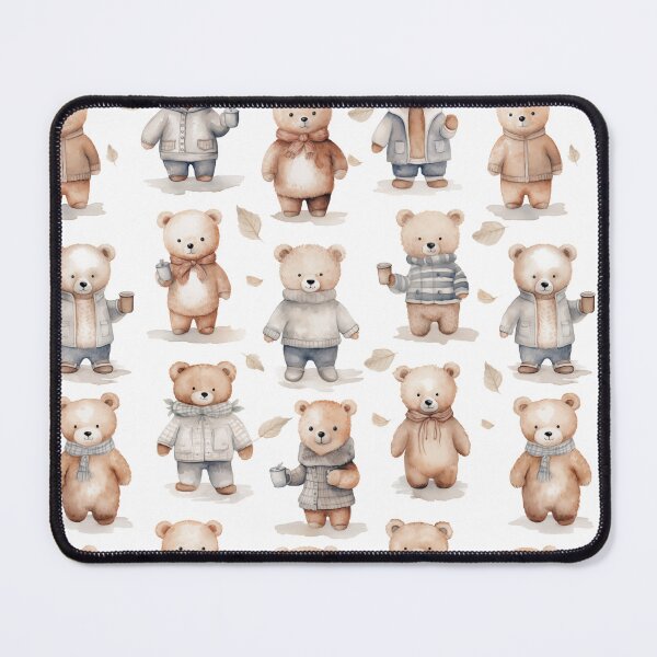 Item preview, Cute watercolor teddy bears designed and sold by Vikycialp.