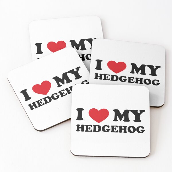 Item preview, I love my Hedgehog - simle design designed and sold by EmeraldeaArt.