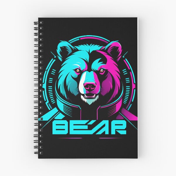 Item preview, Bear logo cyberpunk designed and sold by TaevasDesign.