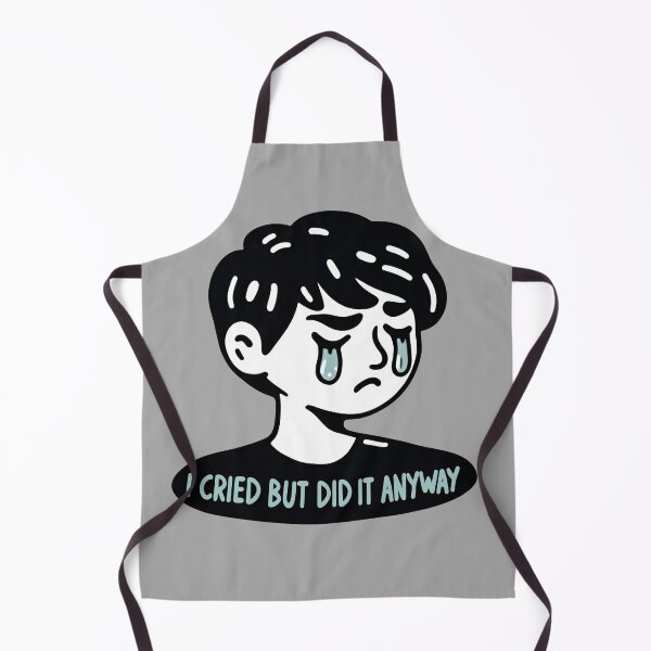 Item preview, I cried but did it anyway. Funny motivation meme design designed and sold by SideKickCreates.