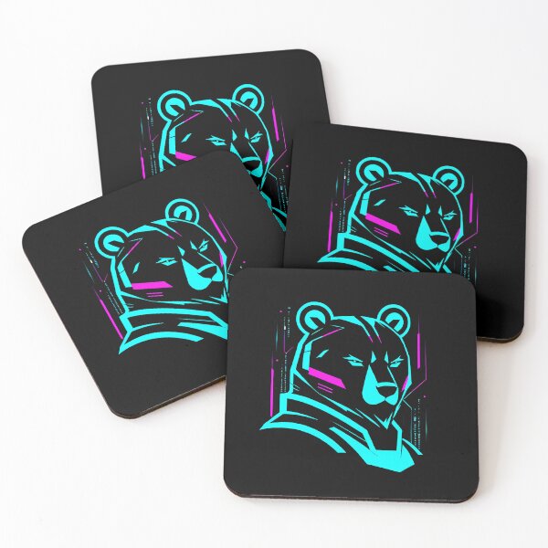 Item preview, Bear logo cyberpunk designed and sold by TaevasDesign.