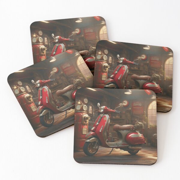 Item preview, Red Moped designed and sold by Random Designs.