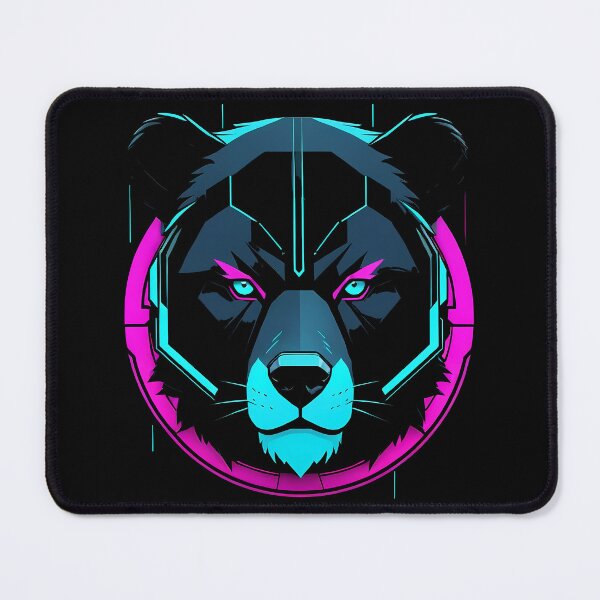Item preview, Bear logo cyberpunk designed and sold by TaevasDesign.
