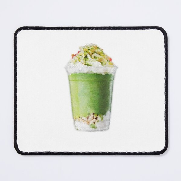 Item preview, Matcha Nut Latte watercolor designed and sold by kristineamae.