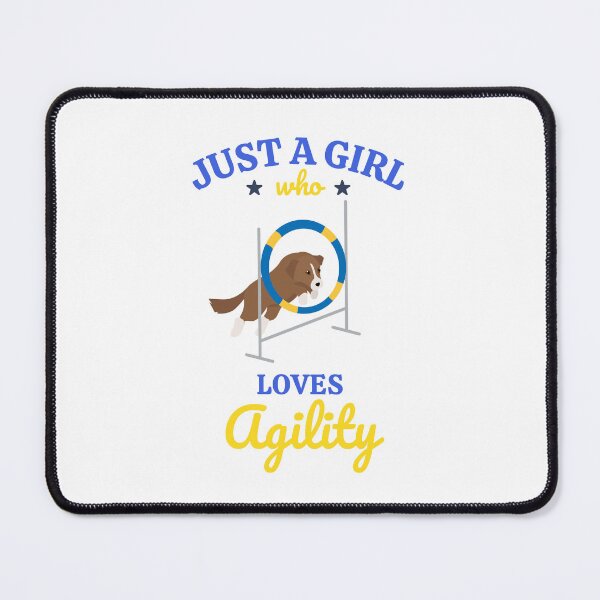 Item preview, Just a girl who likes agility in English designed and sold by PausePapote.