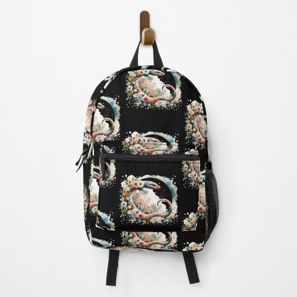 Vista previa del artículo con la obra «ARTE Serpiente floral», diseñado y vendido por ArtFeverShop.