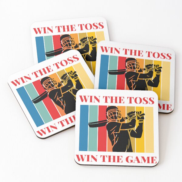 Item preview, Win The Toss, Win The Game - Cricket designed and sold by GeekySoles.