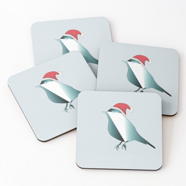 Item preview, Funny Cute Christmas Bird, Christmas Colours Bird, Christmas with Bird Art Gift designed and sold by Art Shimmers.