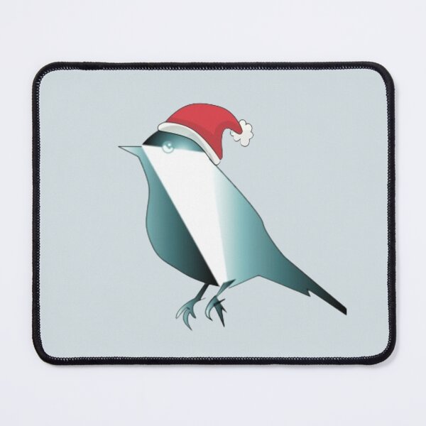 Item preview, Funny Cute Christmas Bird, Christmas Colours Bird, Christmas with Bird Art Gift designed and sold by Art Shimmers.