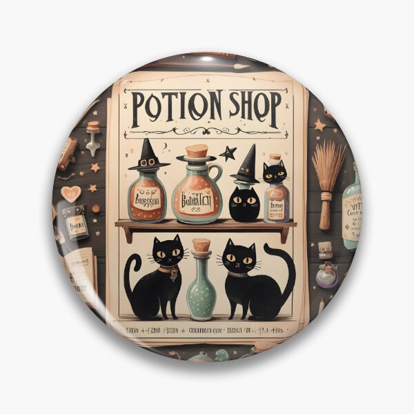 Item preview, Potion Shop With Witch Accessories designed and sold by İlker Berk Ergan.