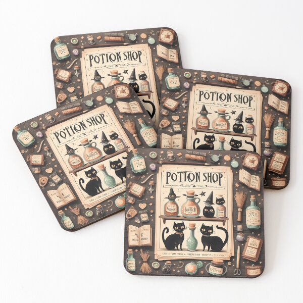 Item preview, Potion Shop With Witch Accessories designed and sold by İlker Berk Ergan.