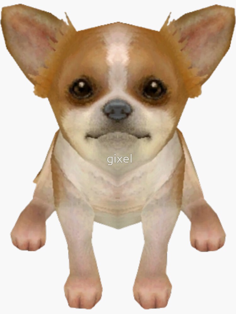 Pegatina for Sale con la obra «Nintendogs Chihuahua» de gixel